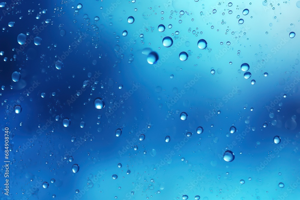 Abstract blue background with water drops Abstract blue background with water drops