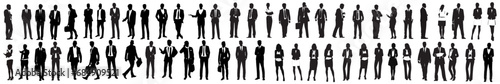 silhouette businesspeople