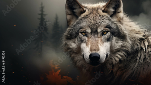 Wolf Concept Illustration