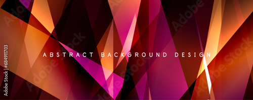 Breaking Glass Background, Kaleidoscope effect. Transparent Straight Lines. Dynamic Light Rays effect. Vector Illustration For Wallpaper, Banner, Background, Card, Book Illustration, landing page