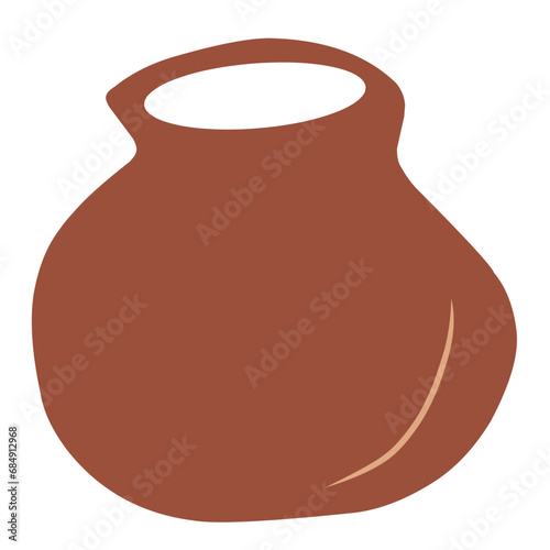 Hand Drawn Pottery Element