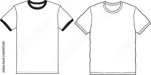 t shirt design template mockup vector EPS10