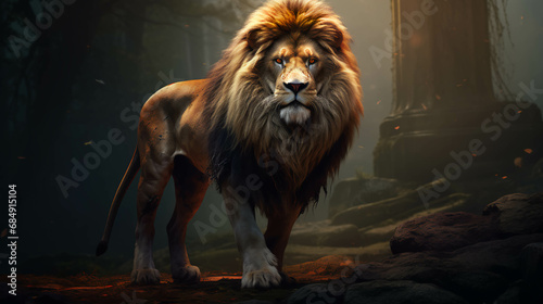 Lion Concept Illustration 