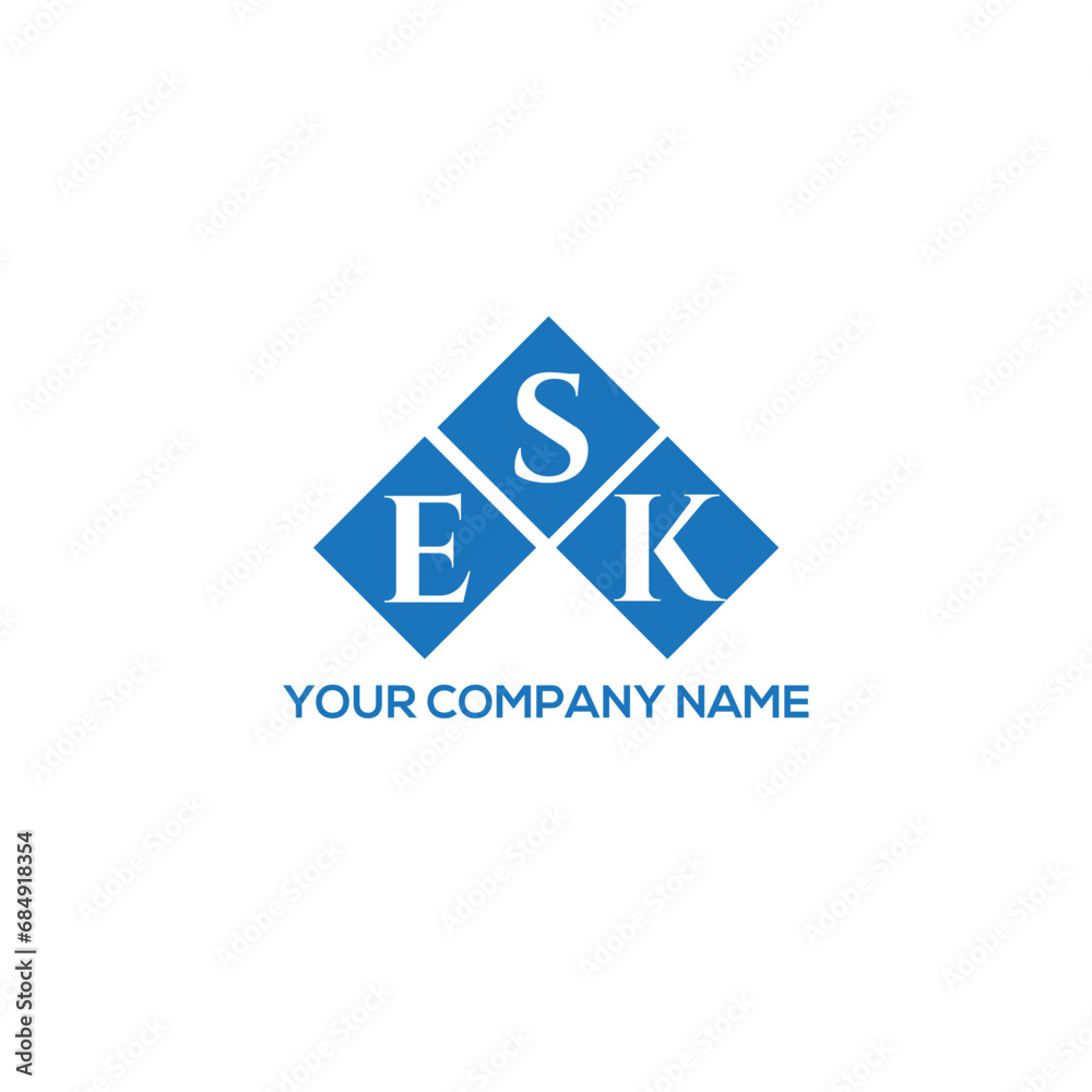 SEK letter logo design on white background. SEK creative initials letter logo concept. SEK letter design.
