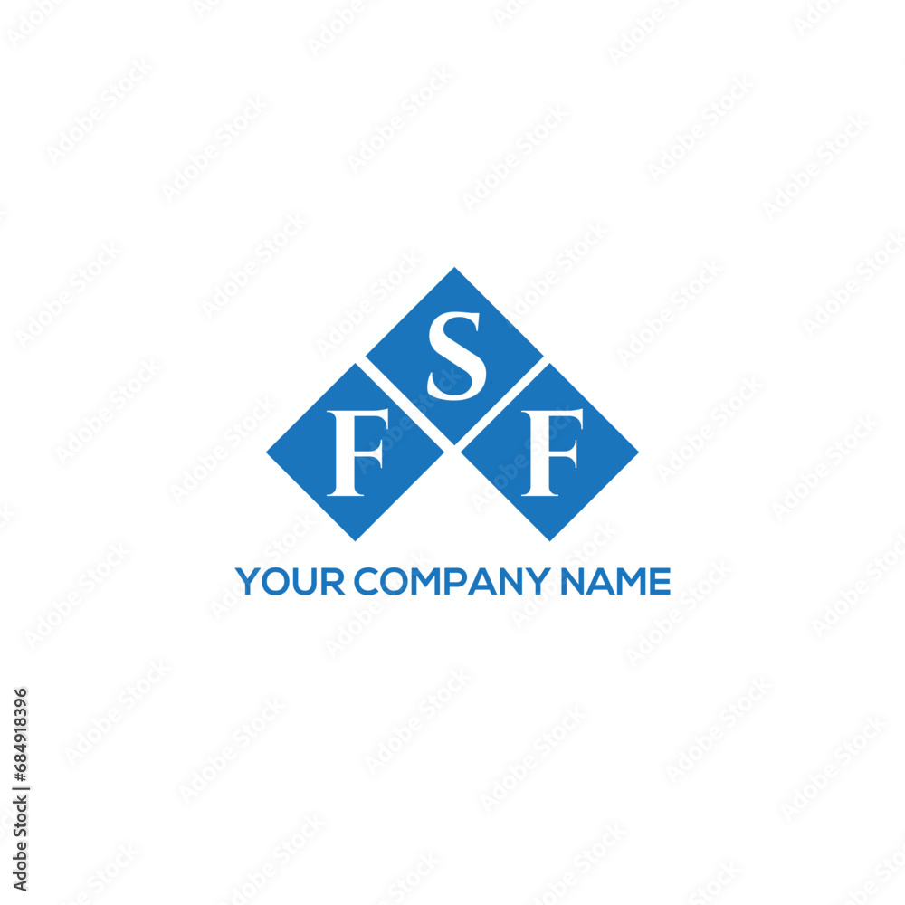 SFF letter logo design on white background. SFF creative initials letter logo concept. SFF letter design.
