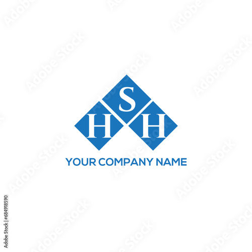 SHH letter logo design on white background. SHH creative initials letter logo concept. SHH letter design.
