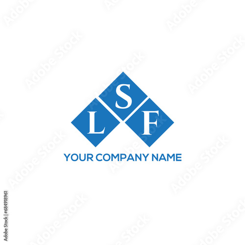 SLF letter logo design on white background. SLF creative initials letter logo concept. SLF letter design.
 photo