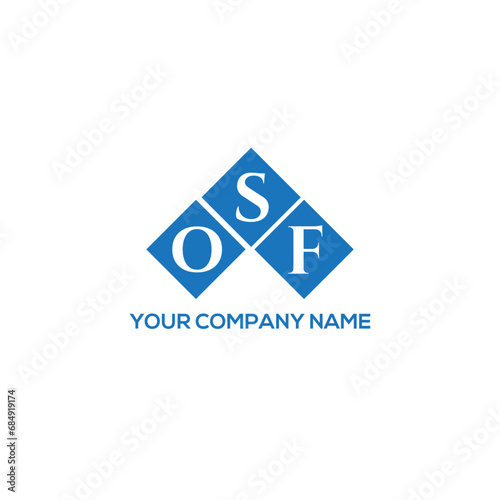 SOF letter logo design on white background. SOF creative initials letter logo concept. SOF letter design. 