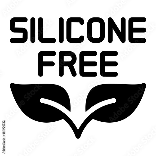 silicone free glyph icon