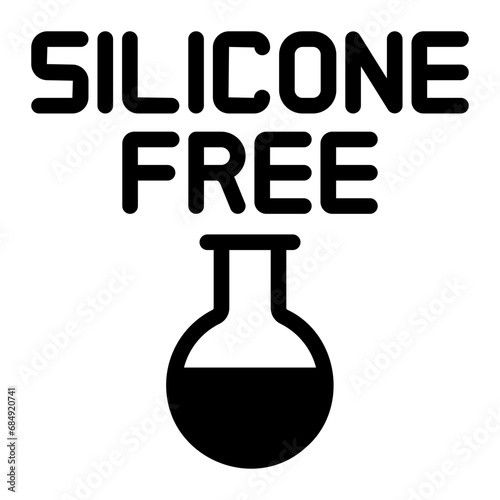 silicone free glyph icon