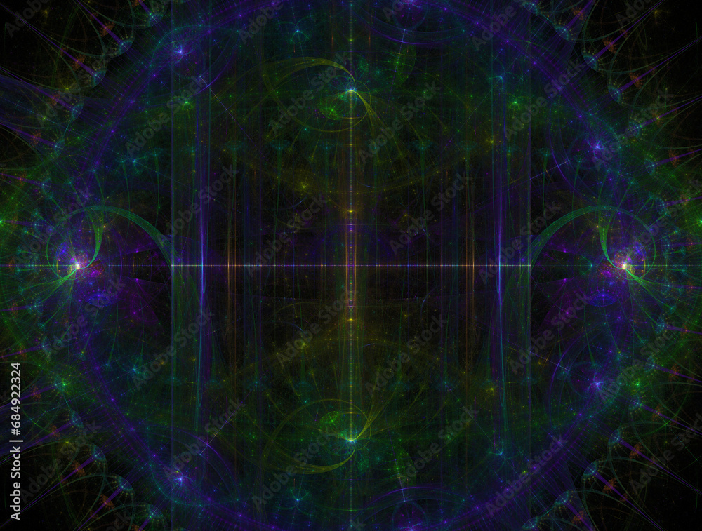 Obraz premium Imaginatory fractal abstract background Image