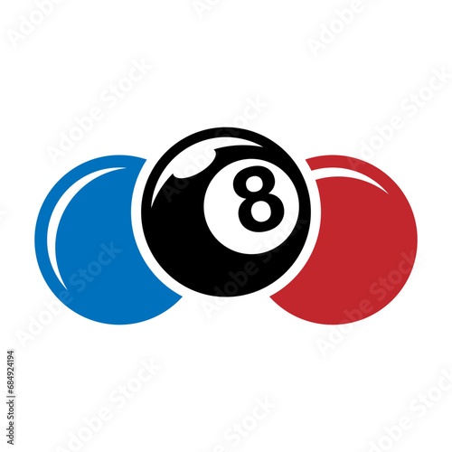 Billiard logo icon design