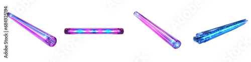 neon light beam Hyperrealistic Highly Detailed Isolated On Transparent Background Png File