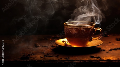 healthy brown tea drink rich illustration aroma food, coffee table, leaf health healthy brown tea drink rich
