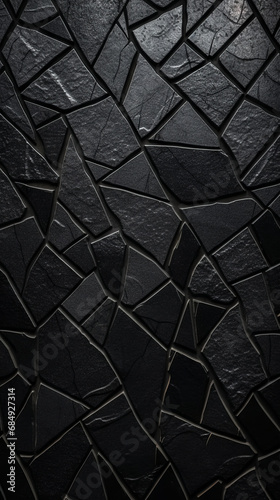 Cut Porphyry stones in a mosaic pattern.