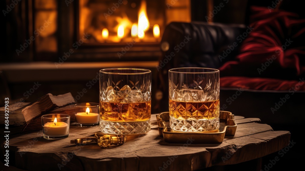 candles table whiskey drink whiskey illustration bourbon scotch, liquor bar, alcohol beverage candles table whiskey drink whiskey