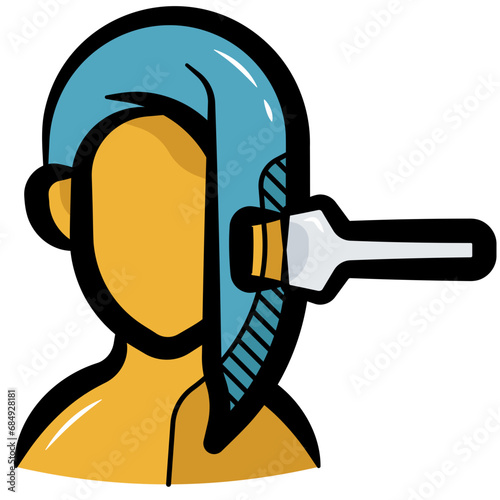 Hair Straightener Icon