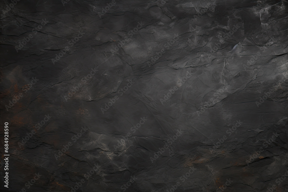 Black background with marbled vintage grunge texture, old dark and light black and charcoal gray stone or rock wall, solid black paper for black friday