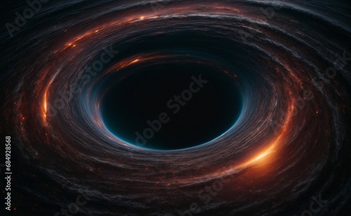Black Hole in the center of a galaxy  photo