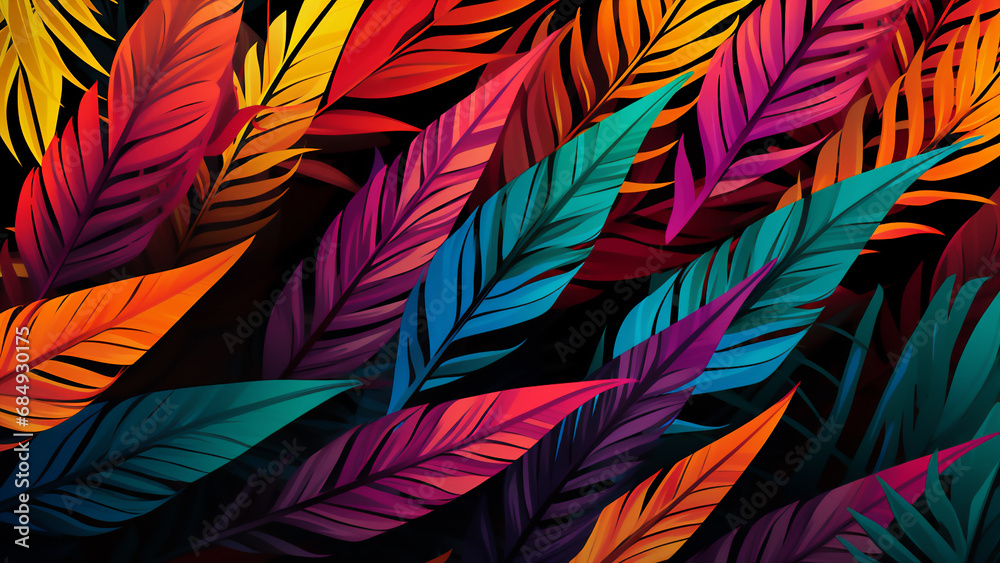 Tropical Foliage: A Symphony of Color
