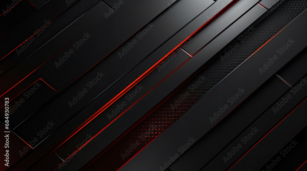 Minimalistic black red dynamic background with diagonal lines, abstract dark geometric shape from paper with soft shadows background, top view, flat lay Minimalistic black red dynamic background with diagonal lines, abstract dark geometric shape from paper with soft shadows background, top view, flat lay
