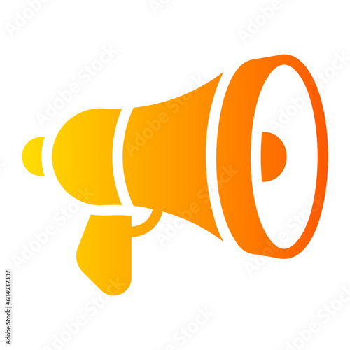 megaphone Gradient icon