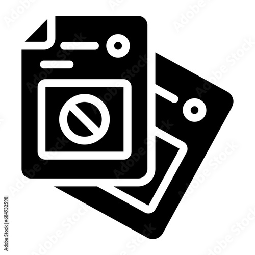 flyer Solid icon