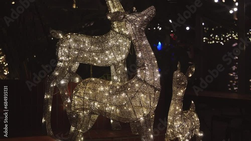 deer light decoration for Christmas