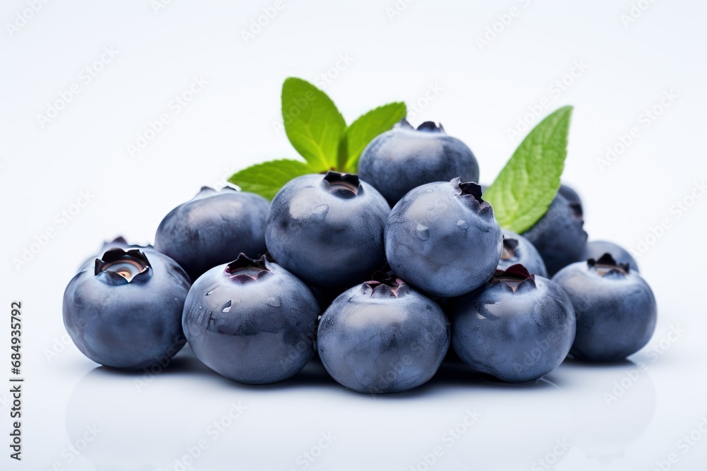 Fresh ripe tasty Organic blueberries