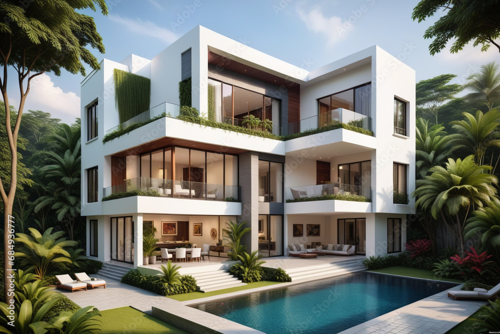 Fototapeta premium AI-generated property