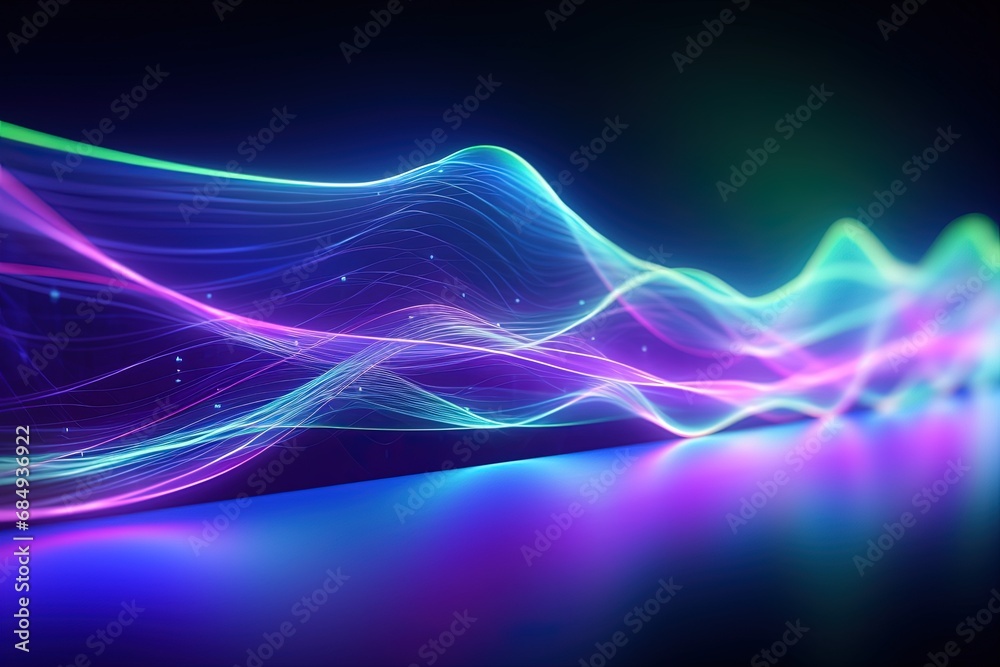 abstract futuristic background with pink blue glowing neon moving high speed wave lines and bokeh lights. Data transfer concept Fantastic wallpaper abstract futuristic background with pink blue glowing neon moving high speed wave lines and bokeh lights. Data transfer concept Fantastic wallpaper