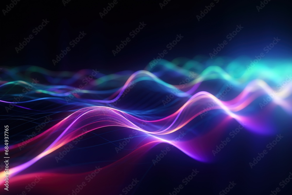 abstract futuristic background with pink blue glowing neon moving high speed wave lines and bokeh lights. Data transfer concept Fantastic wallpaper abstract futuristic background with pink blue glowing neon moving high speed wave lines and bokeh lights. Data transfer concept Fantastic wallpaper