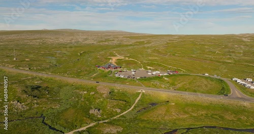 Arctic Circle Center, tourist destination, Saltfjellet in Nordland county photo