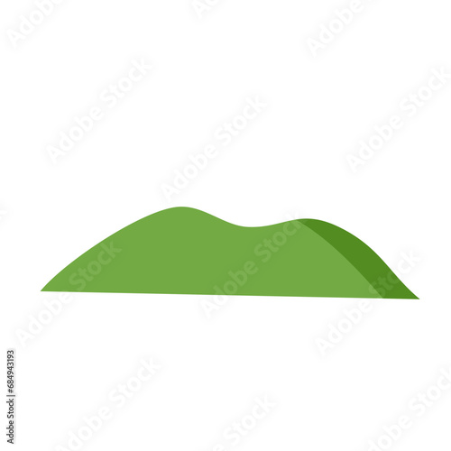 Illustration of Green Hills Cartoon