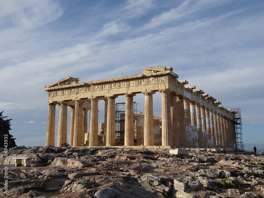 Obraz premium パルテノン神殿・アクロポリスの丘 Παρθενώνας, Ακρόπολις Athens, Greece