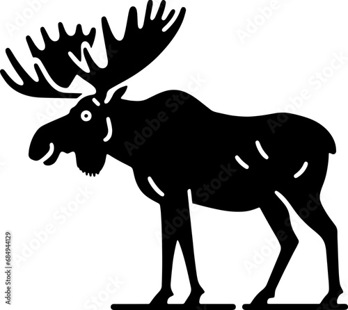 Moose animal icon 3