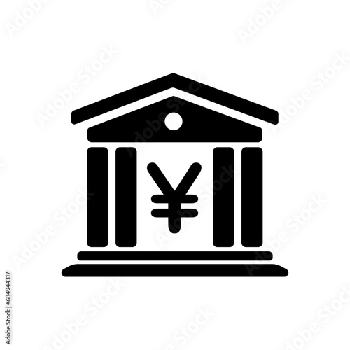 株式投資・資産運用ベクターアイコンイラスト / 証券会社・証券取引所