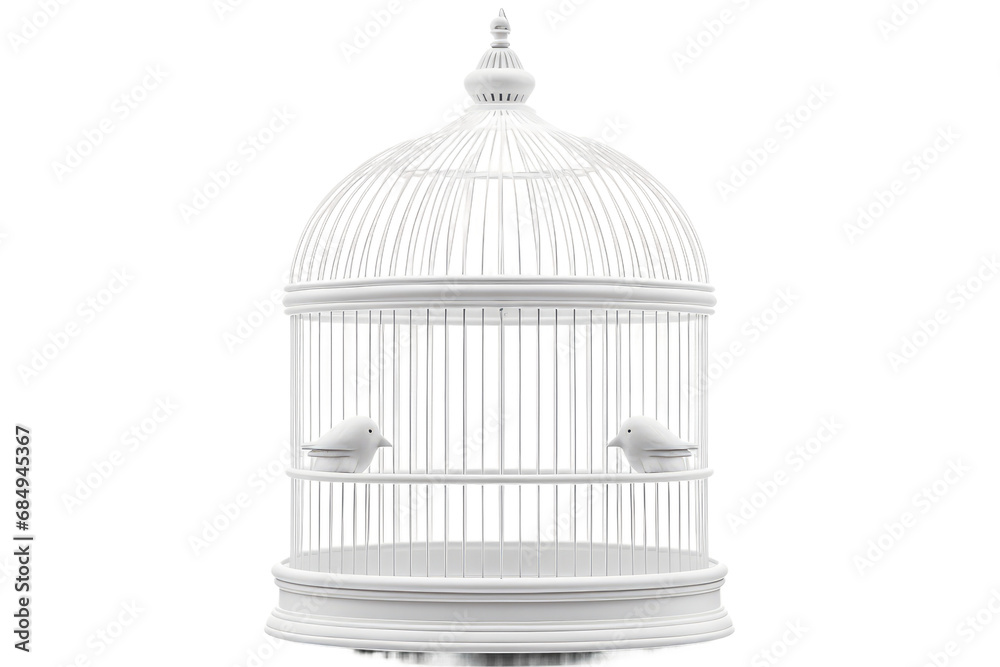 Soft Sanctuary: Providing a Gentle Haven with the Perfect Cage Liner Isolated on Transparent Background