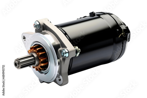 Ignition Dynamo: Starter Motor Essentials Isolated on Transparent Background