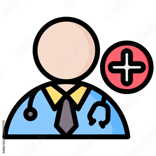Practitioner Outline Color Icon