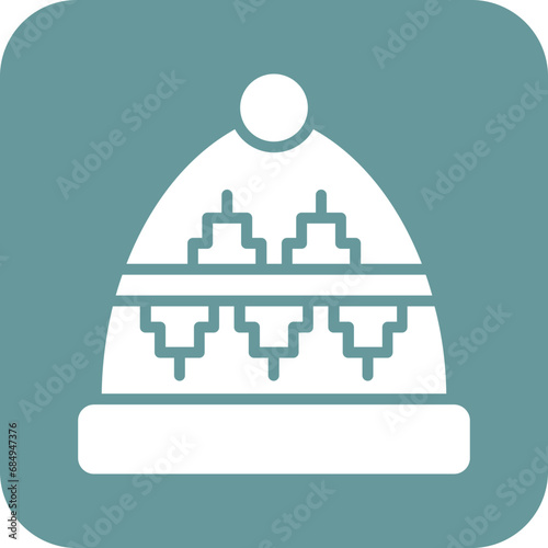 Vector Design Winter Hat Icon Style