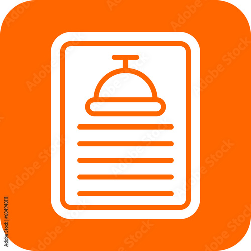 Vector Design Daily Menu Icon Style