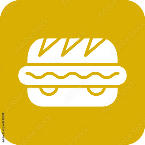 Vector Design Hot Dog Icon Style