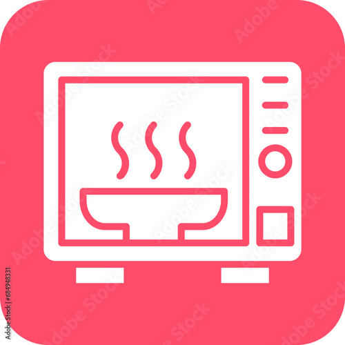 Vector Design Microwave Oven Icon Style