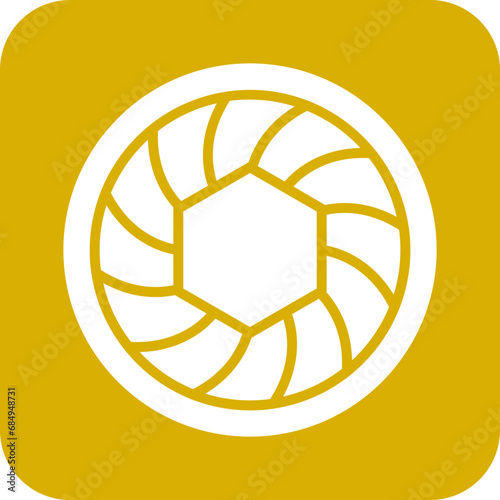 Vector Design Diaphragm Icon Style