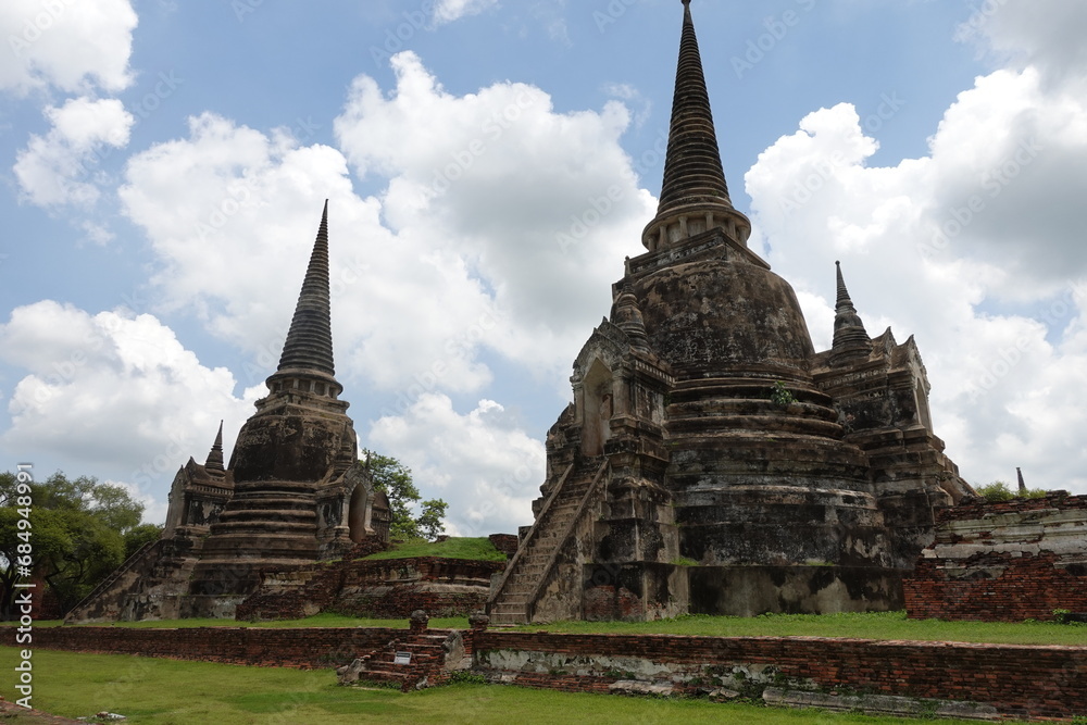 ワット プラ シー サンペット　アユタヤ・タイ　วัดพระศรีสรรเพชญ์　Ayutthaya, Thailand