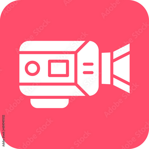 Vector Design Video Camera Icon Style