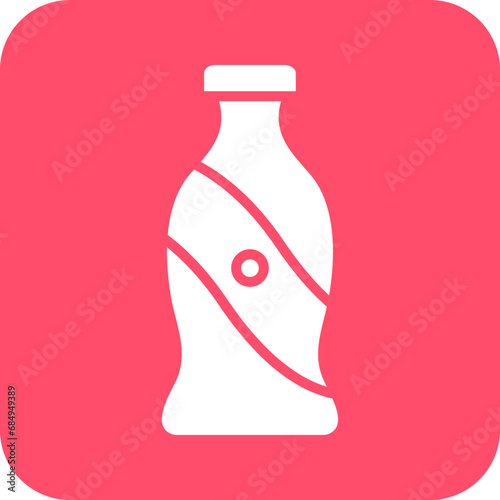 Vector Design Cola Bottle Icon Style