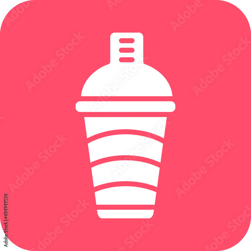 Vector Design Cocktail Shaker Icon Style