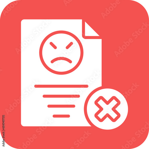 Vector Design Complaint Icon Style